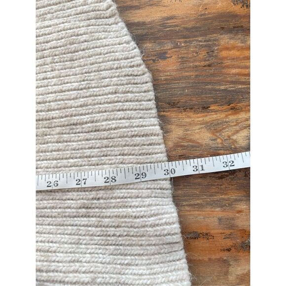S2 Max Studio Oatmeal‎ Cozy Sweater Size Medium Alpaca Wool Blend - Picture 4 of 7